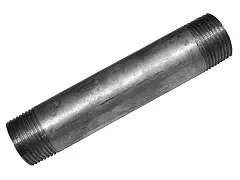 Sborgia Extensión roscada galvanizada de 3/8 pulgadas mm 20 pulgadas