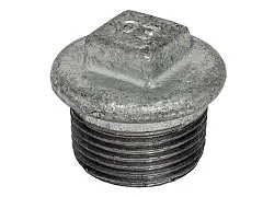 Sborgia Tapón galvanizado de 1/2 pulgada macho