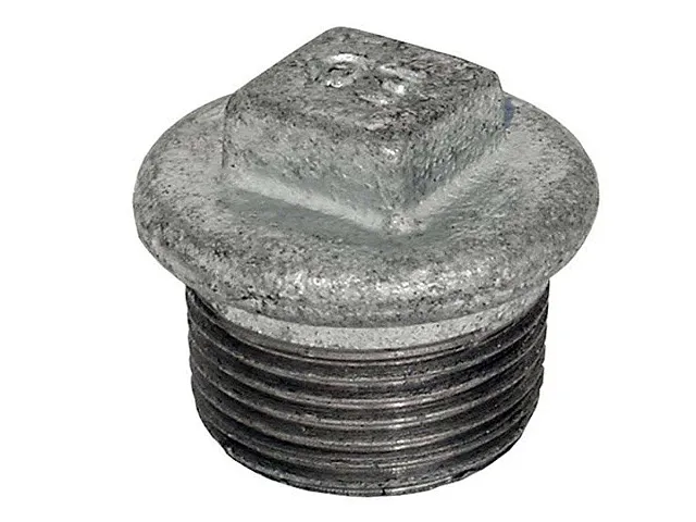 Sborgia Tapón galvanizado de 1/2 pulgada macho