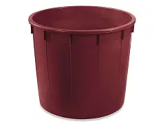 Mobil plastic Cubeta redonda industrial roja