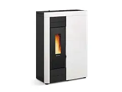 Nordica Hermetischer Slim-Pellet-Kaminofen VIRNA IDRO