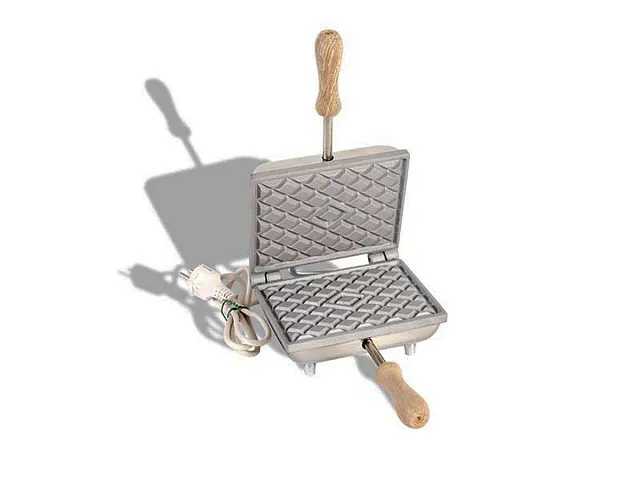 Cbe Galletera eléctrica rectangular para ferratelle y waffles - CBE