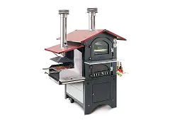 Fontana Forno a legna ROSSO COMBI