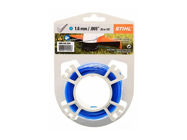 Stihl Hilo redondo de nylon para desbrozadora Ø 1,6 mm azul - Stihl