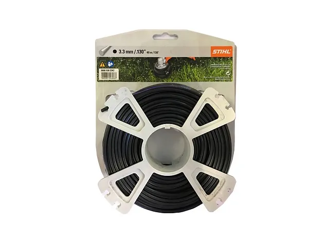 Stihl Runder Nylonfaden für Freischneider Ø 3,3 mm schwarz - Stihl