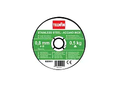Telwin Bobina de hilo para soldadura en acero inoxidable Ø 0,8 mm de 0,5 kg - Telwin