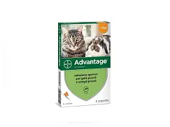 Advantage Pipetten für Katzen und Kaninchen unter 4 kg - ADVANTAGE