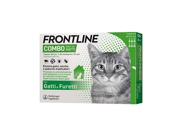 Frontline Pipetas para gatos y hurones COMBO - FRONTLINE