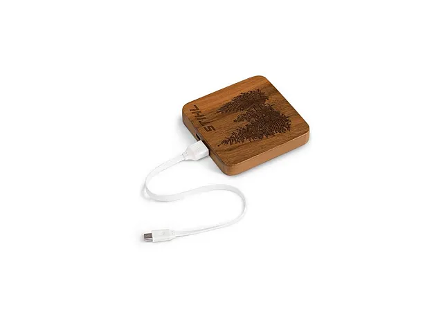 Stihl Powerbank aus Holz - STIHL