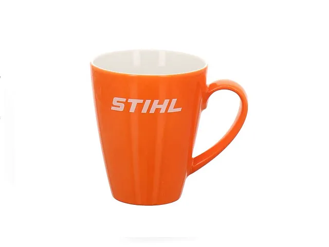 Stihl Taza de porcelana naranja