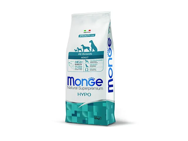 Monge Croquetas para perros All Breeds Adult Hypo con Salmón y Atún - Monge