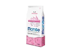 Monge Croquetas para perros All Breeds Adult Monoproteína Cerdo con Arroz y Patatas - Monge