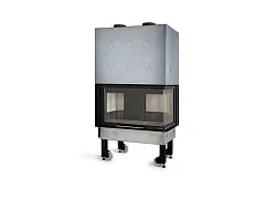 Nordica Monobloque de leña en esquina para chimeneas 800 dx/sx