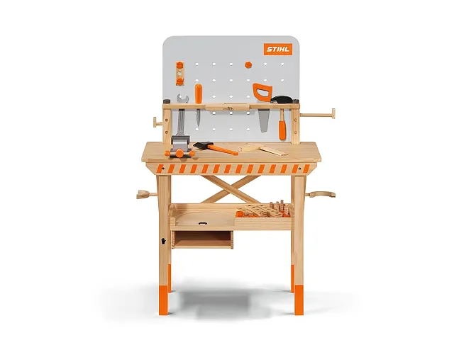 Stihl Banco de trabajo de madera para niños - Stihl