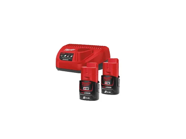 Milwaukee Kit baterías + cargador M12 NRG-202 - Milwaukee
