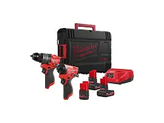 Milwaukee Bohrhammer-Set + Schlagschrauber M12 FPP2A2-5253X - Milwaukee