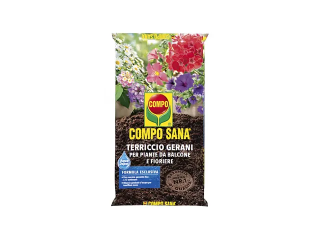 Compo sana Terreau pour Géraniums pour Plantes de Balcon et Jardinières