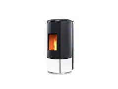 Nobis Stufa a pellet ROUND TOP/COASSIALE A8