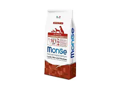 Monge Croquetas para perros All Breeds Puppy & Junior Cordero con Arroz - Monge
