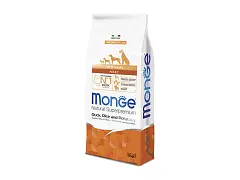 Monge Croquetas para perros All Breeds Adult Monoproteína Pato con Arroz y Patatas - Monge