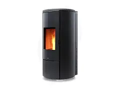 Sborgia Stufa a pellet A8 ROUND TOP GLASS – Nobis