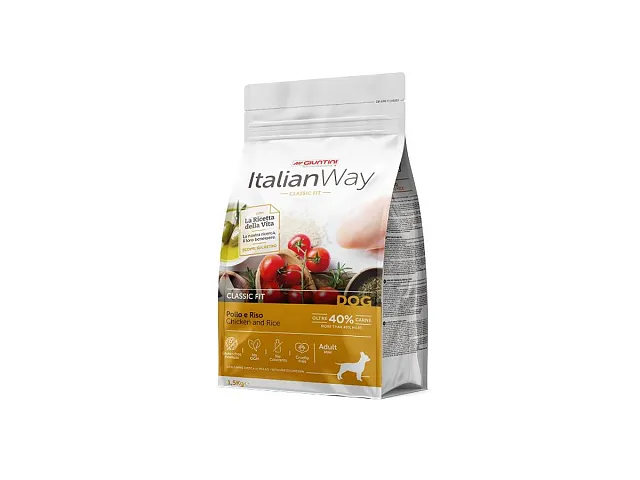 Giuntini Hundefutter Kroketten Huhn und Reis ItalianWay - Giuntini