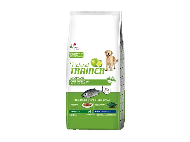 Natural trainer Maxi/Adult Hundefutter mit Thunfisch und Reis - Natural Trainer