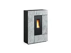 Nordica Stufa a pellet ermetica canalizzata slim GABRIELLA PLUS