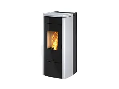Nobis Estufa termoeléctrica de pellets SHAPE STEEL H17
