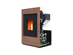 Nobis Termocamino a pellet ULISSE HYDRO HB14