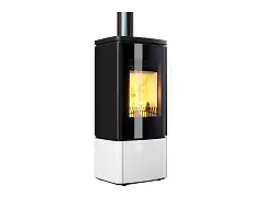 Nobis Estufa de leña ZENITH 400 10