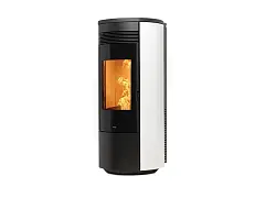 Nobis Estufa termoeléctrica de pellets SHAPE ROUND H14