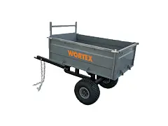 Wortex Carrello per trattorino rasaerba - portata 500 kg