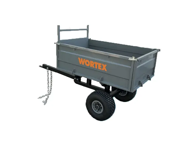 Wortex Carrello per trattorino rasaerba - portata 500 kg