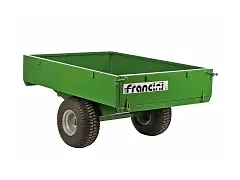 Francini Anhänger für Rasentraktoren - Tragfähigkeit 600 kg FQ6