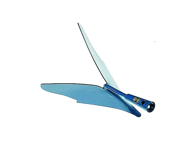 Angelo b. Vomere con manico in legno
