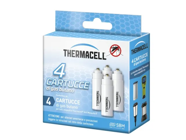 Thermacell Ricariche cartucce Butano Thermacell 4 pezzi 48 ore