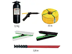 Comet Kit pulizia pannelli solari e vetrate PCC PLUS 73-30 CFRP