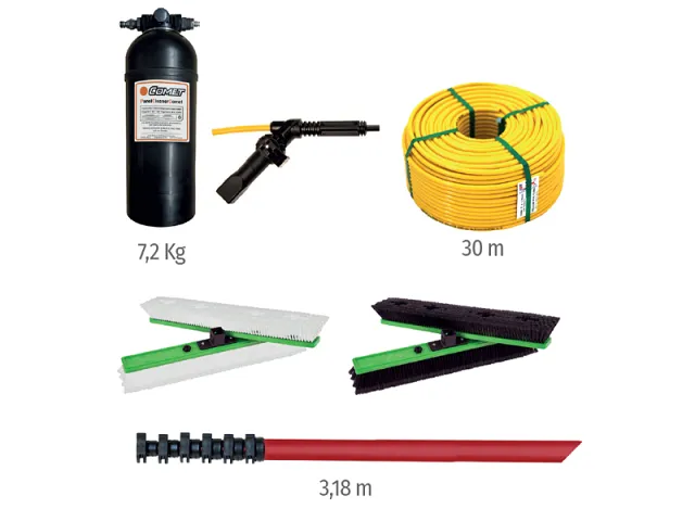 Comet Kit pulizia pannelli solari e vetrate PCC PLUS 73-30 CFRP