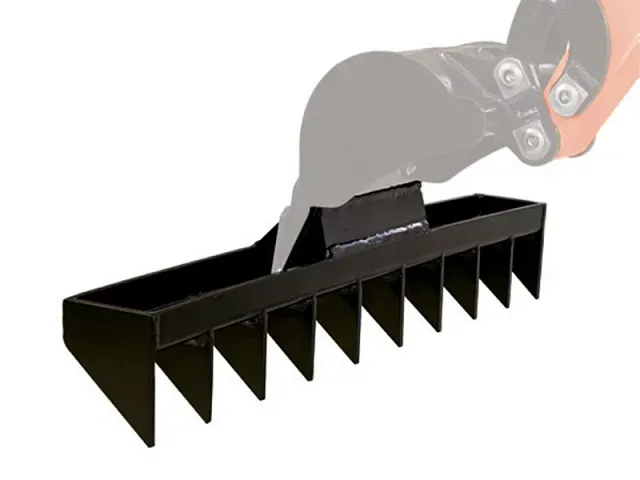 Bluebird Rastrello per mini escavatore MEX 600
