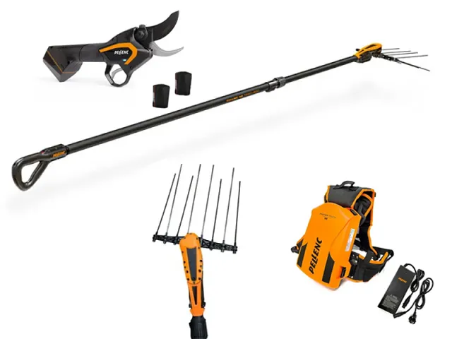 Pellenc Kit scuotitore Power 48 T 220/300 + testa + batteria pack + forbice C3X