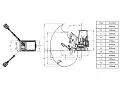 Mini Escavatore RAPTOR 1600-KBD722 W-I