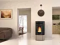 Stufa a pellet ermetica con doppia canalizzazione NORIS PLUS