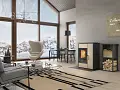 Stufa combinata pellet/legna MARGARET