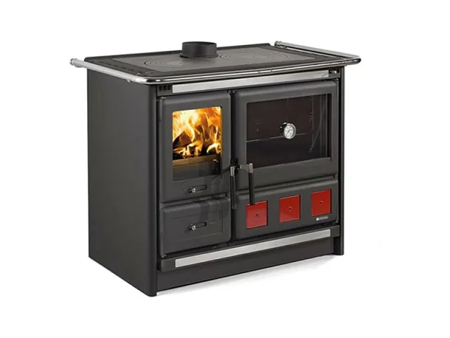 Nordica Stufa a legna ROSA XXL MAIOLICA/STEEL/PN