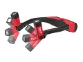 Torcia da collo regolabile ricaricabile con USB 400 lumen