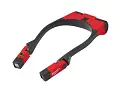 Torcia da collo regolabile ricaricabile con USB 400 lumen