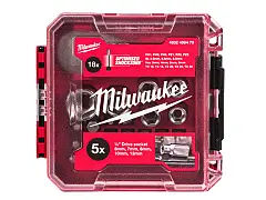 Milwaukee Set di bit, bussole e cricchetto compatto da 1/4 25 pz