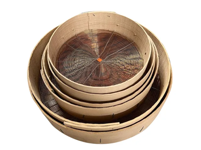 Sborgia Setaccio in rame e legno artigianale