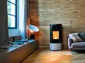 Stufa a pellet ROUND TOP/COASSIALE A10